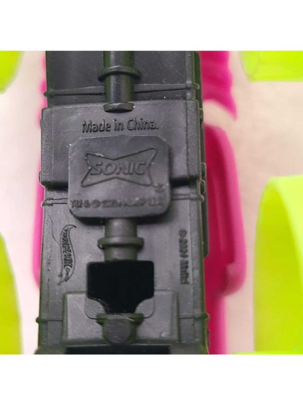 2024 Pink Monster Truck Green Wheels Sonic Wacky Pack Meal FF Toy Grave Digger - Picture 7 of 9